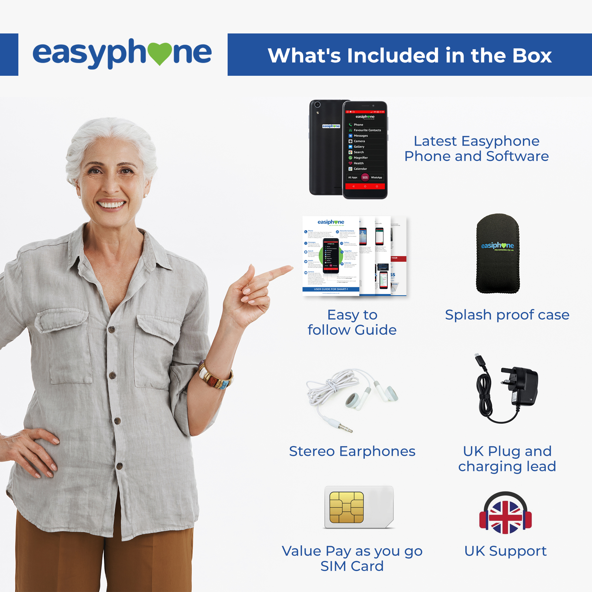 Easyphone What's in the Box